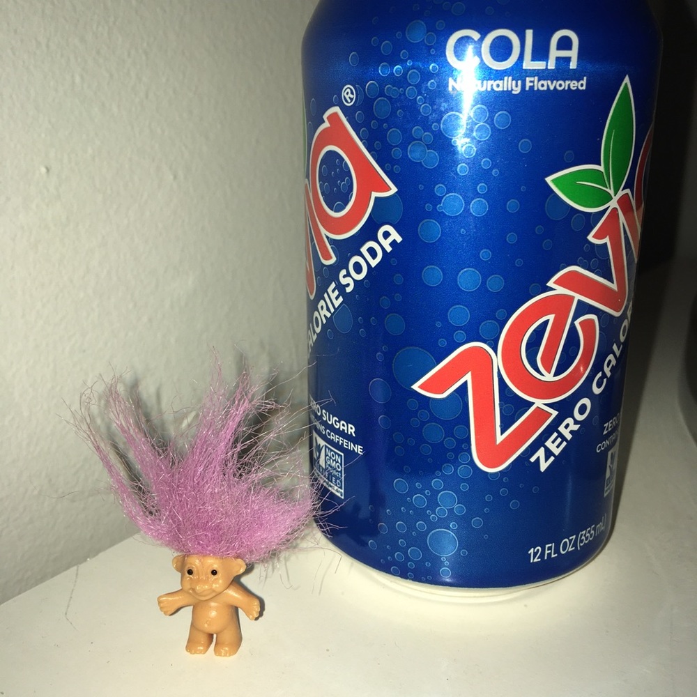 Vintage 90’s Troll doll charm pendant by RUSS - Picture 4 of 4